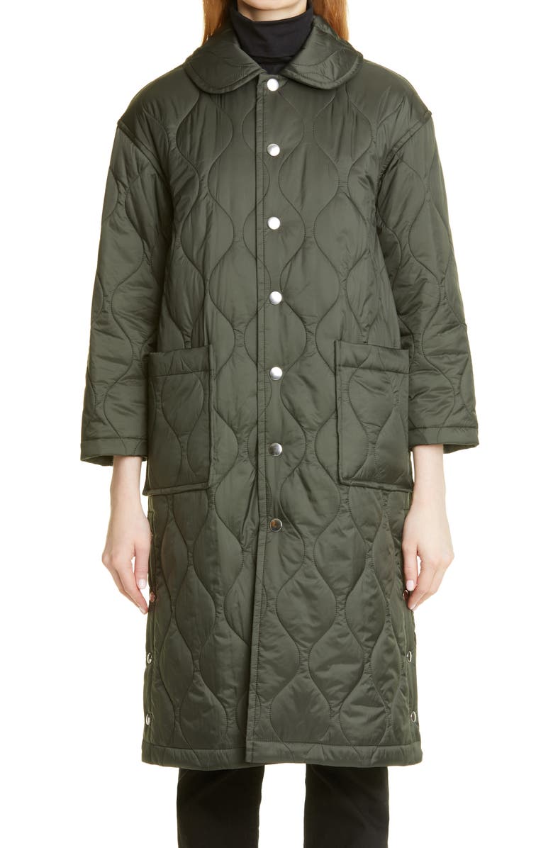 Tao Comme des Garçons Tricot Comme des Garçons Quilted Nylon Puffer Coat, Main, color, 