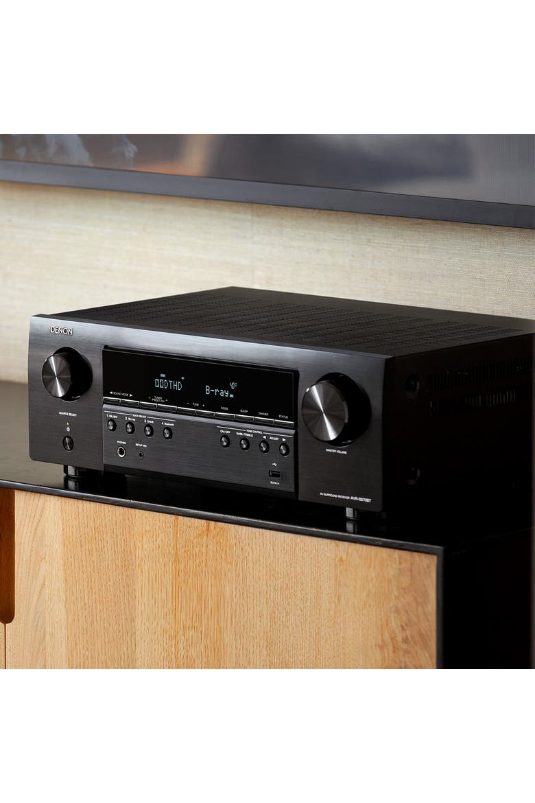 AVR-S570BT 5.2 Channel 8K Home Theater Receiver with Bluetooth and Dolby Audio/DTS, Alternate, color, Black