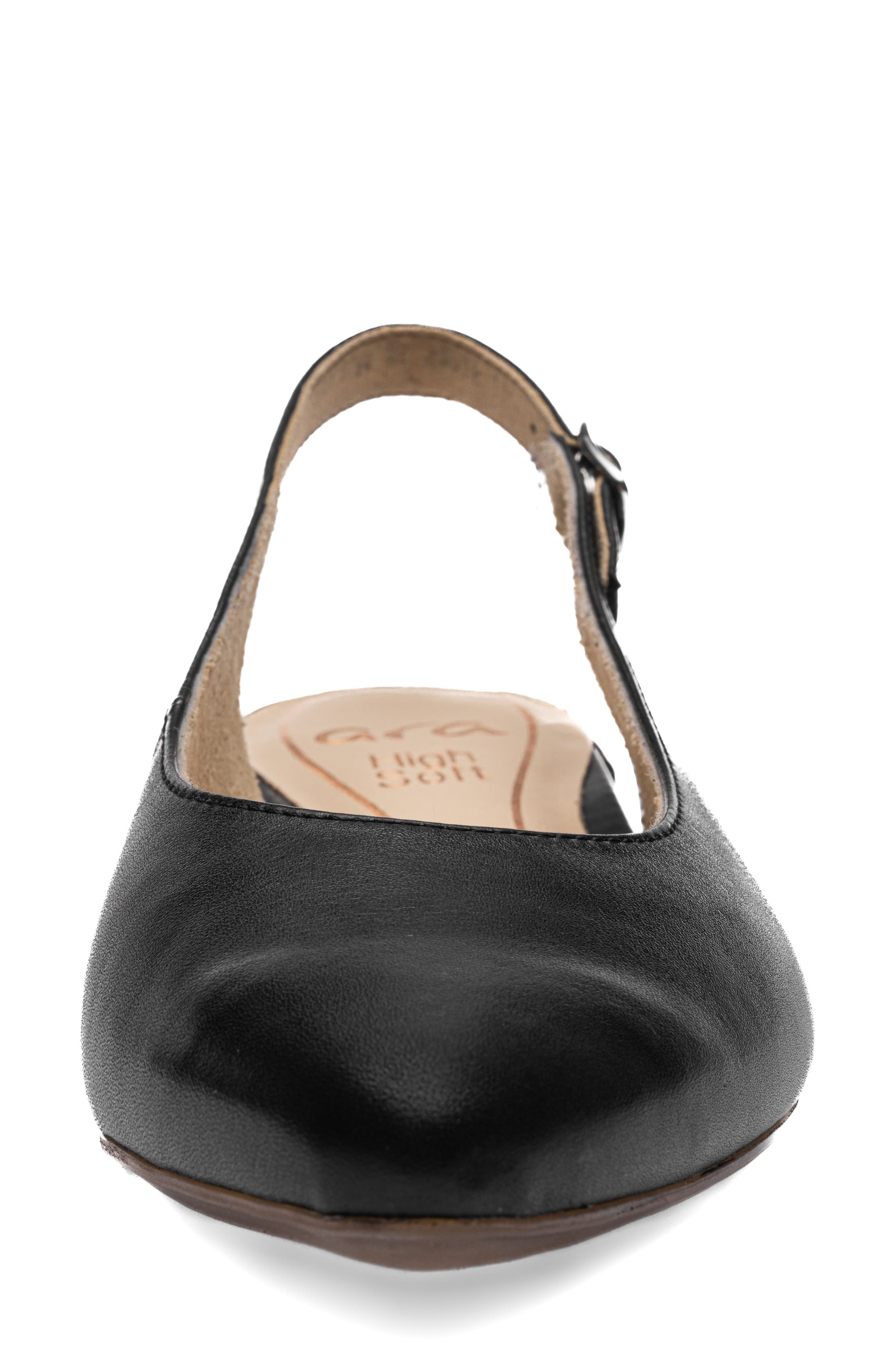 ara Pixie Slingback Pump, Alternate, color, Black