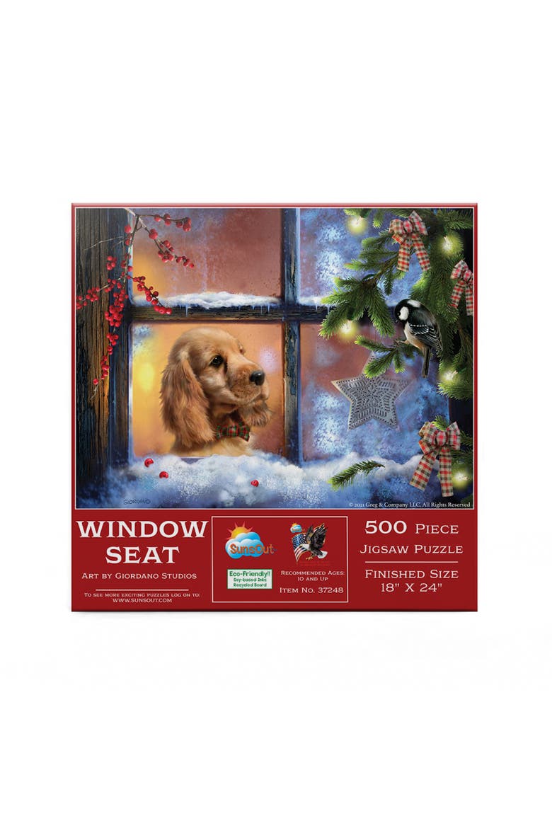 Window Seat 500 piece Jigsaw Puzzle for Adults, Alternate, color, Multicolor