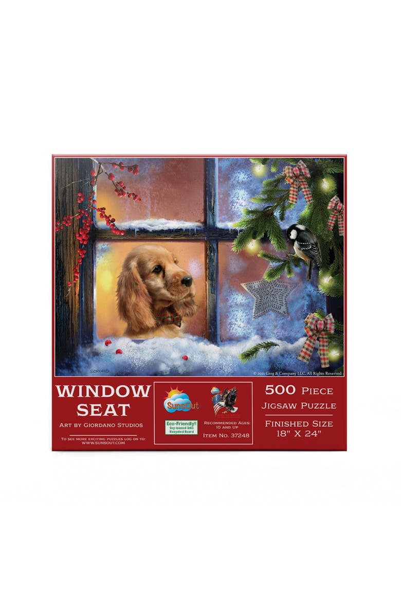 Sunsout Window Seat 500 piece Jigsaw Puzzle for Adults, Alternate, color, Multicolor
