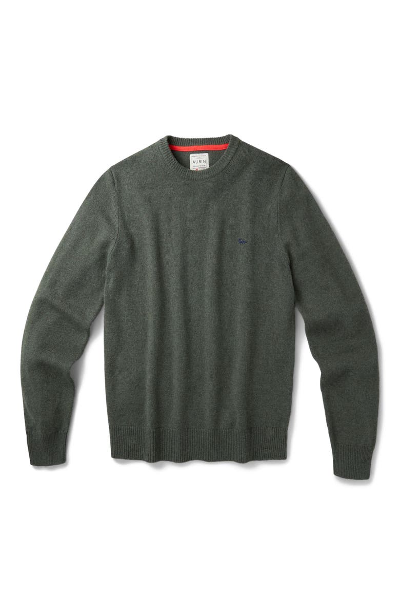 Aubin Westbourne Crew Neck Sweater, Alternate, color, Dark Khaki