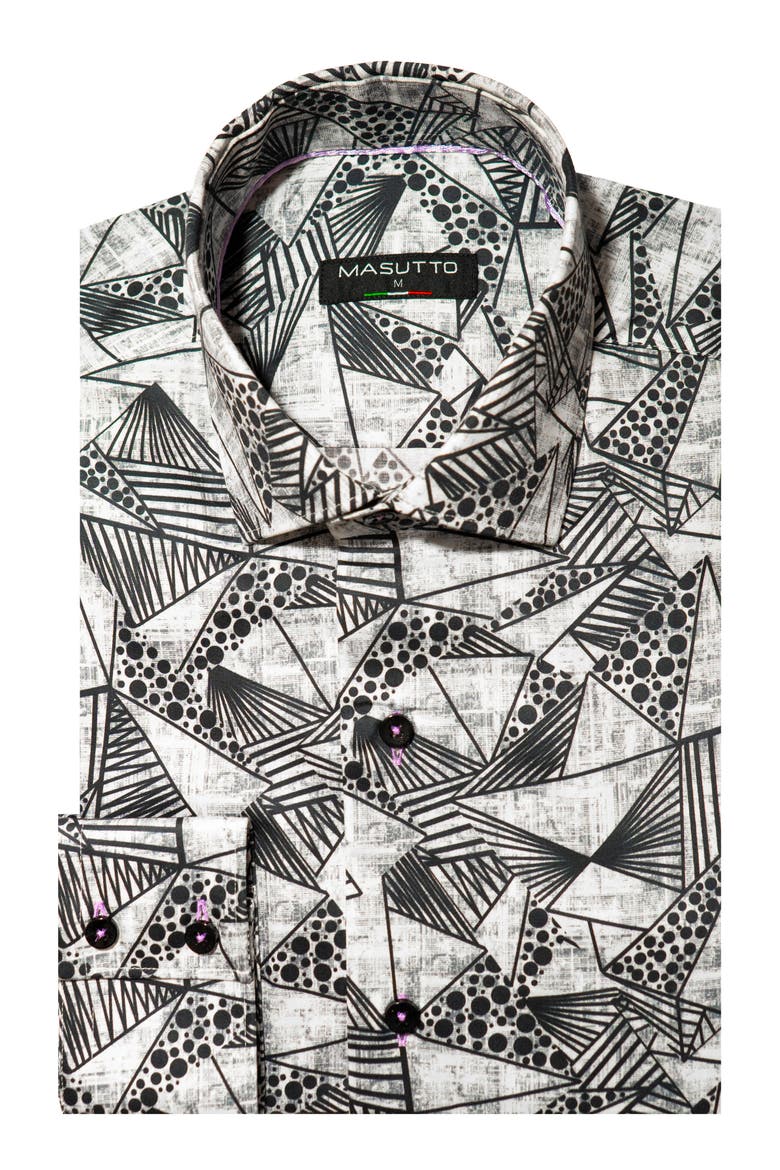 Rafael Print Button-Up Long Sleeve Shirt, Main, color, Multicolor