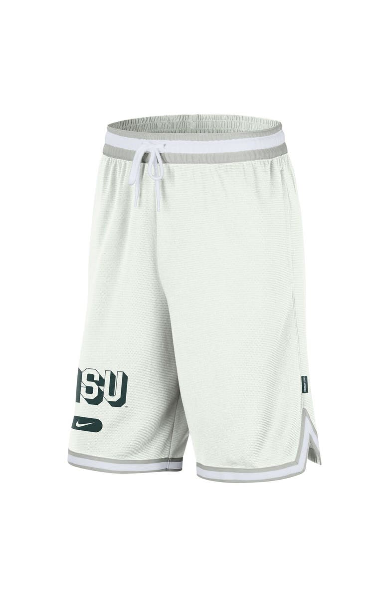 Nike Men's Nike White Michigan State Spartans DNA 3.0 Performance Shorts, Alternate, color, Cream