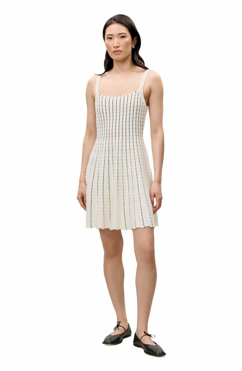 Rebecca Taylor Dorothy Knit Dress, Main, color, Ivory