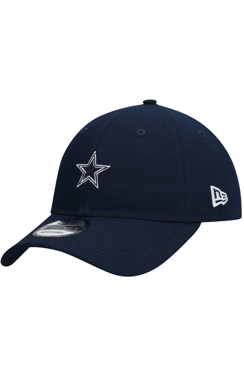 New Era Men's New Era Navy Dallas Cowboys 9TWENTY Adjustable Hat, Main, color, 