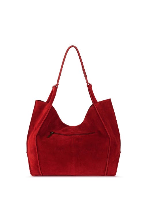 The Sak Los Feliz Large Tote Leather Bag In Red