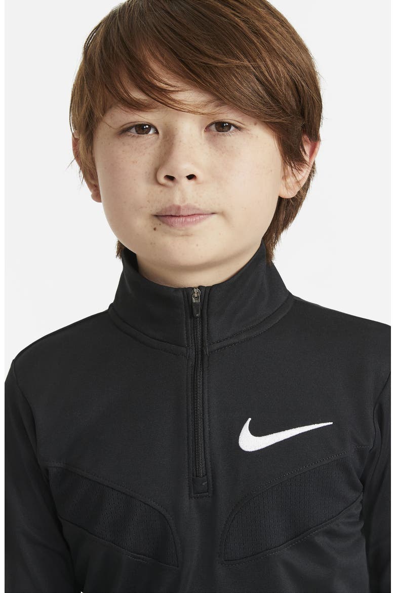 Sport Kids' Long Sleeve Training Top, Alternate, color, BLACK/ BLACK/ WHITE
