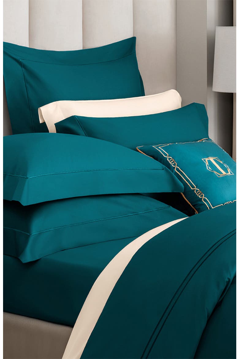Rhapsody Duvet Cover, Alternate, color, Blue-Green
