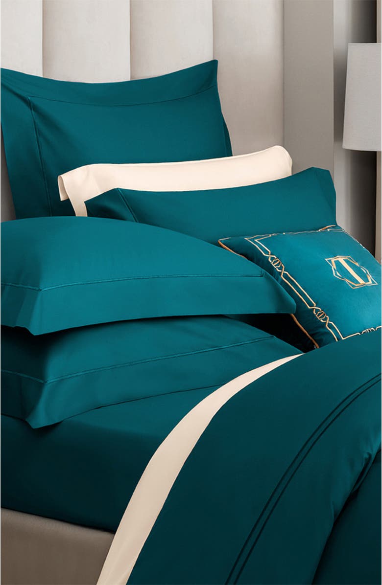 Togas Rhapsody Duvet Cover, Alternate, color, Blue-Green