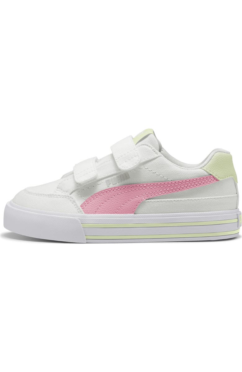 PUMA Kids' Court Classic Vulc Sneaker, Alternate, color, Puma White/ Pink Shimmer