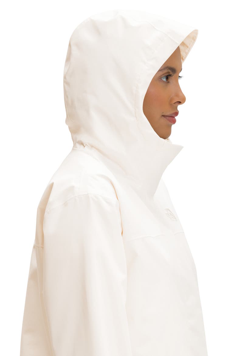 Voyage Waterproof Hooded Coat, Alternate, color, GARDENIA WHITE