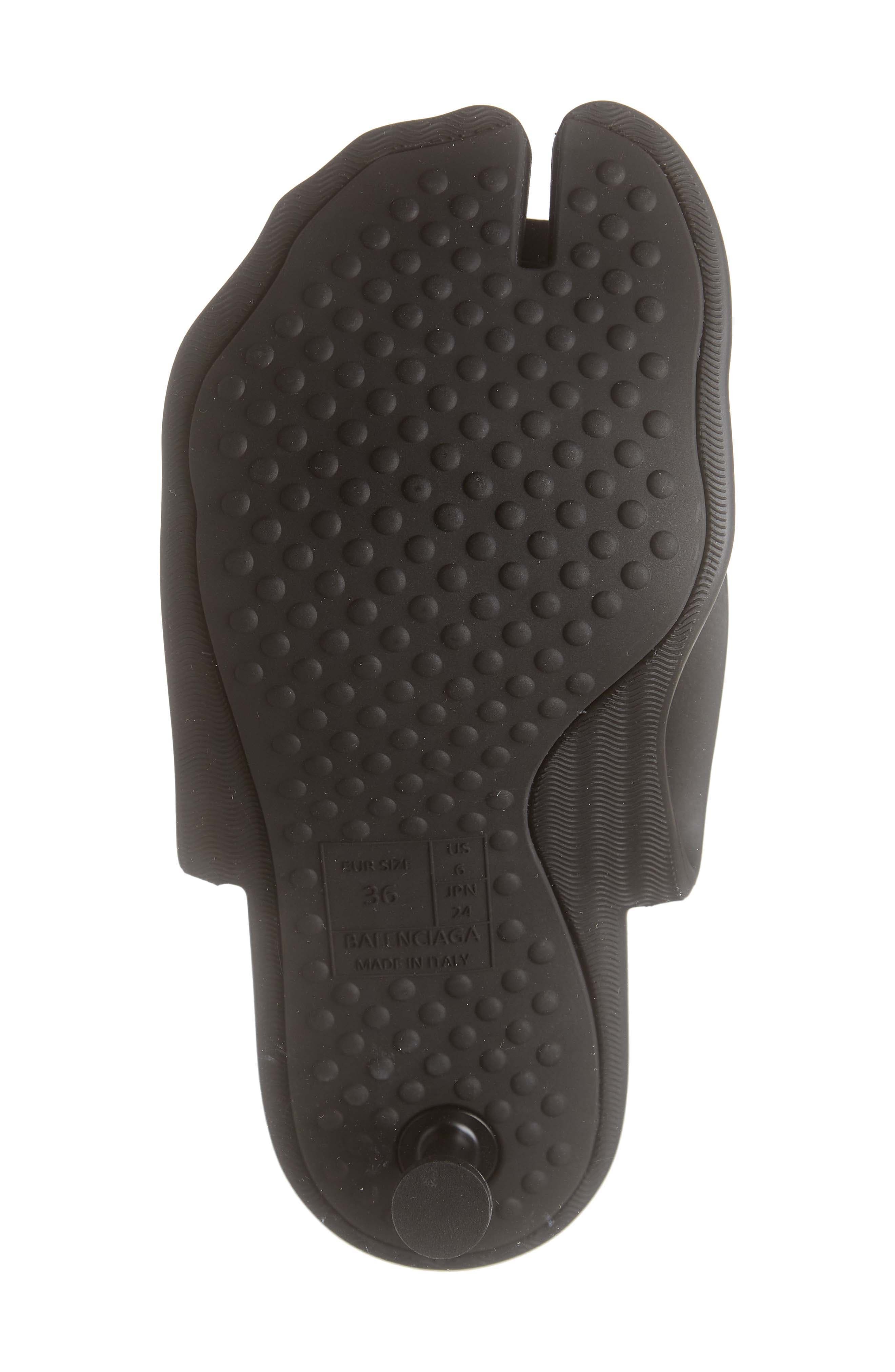 Balenciaga Split Toe Flip Flop, Alternate, color, 