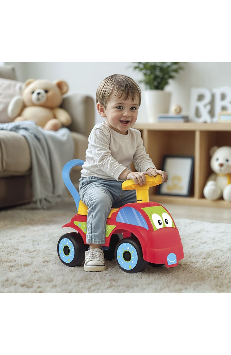 Dolu Walk & Drive Ride On Toy Vehicle, Toddlers 12mo+, Alternate, color, Multicolored