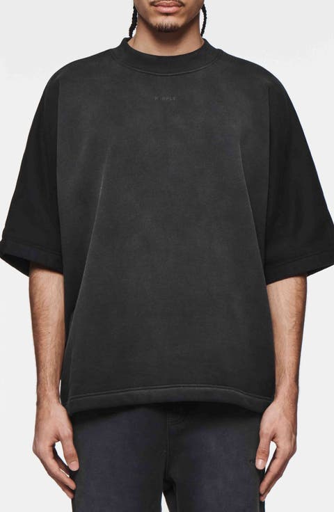Tシャツ・カットソー Purple Brand P128 LMCM224 OVERSIZED CUT OFF T-shirt P480-HJBS424-2.png?v=