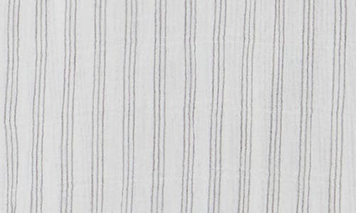 Max Studio Stripe Long Sleeve Button-up Shirt In Gray