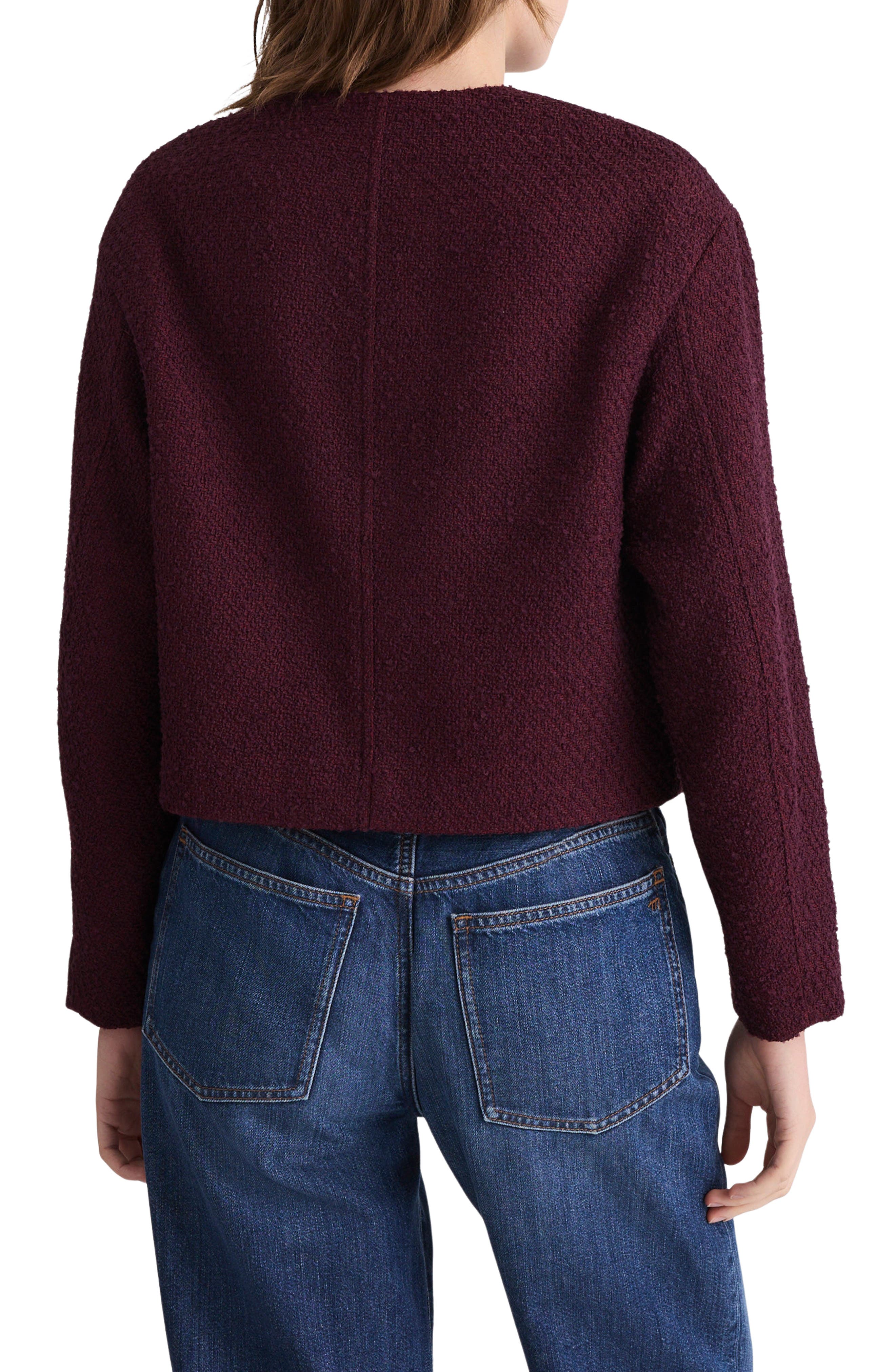 Collarless Tweed Jacket - image 2