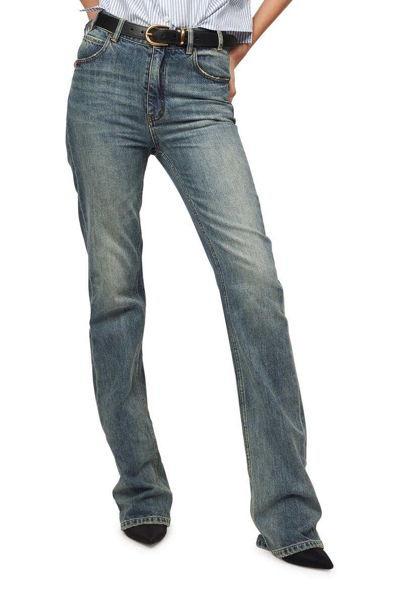 Lyna Bootcut Jeans, Main, color, LIGHT VINTAGE WASH