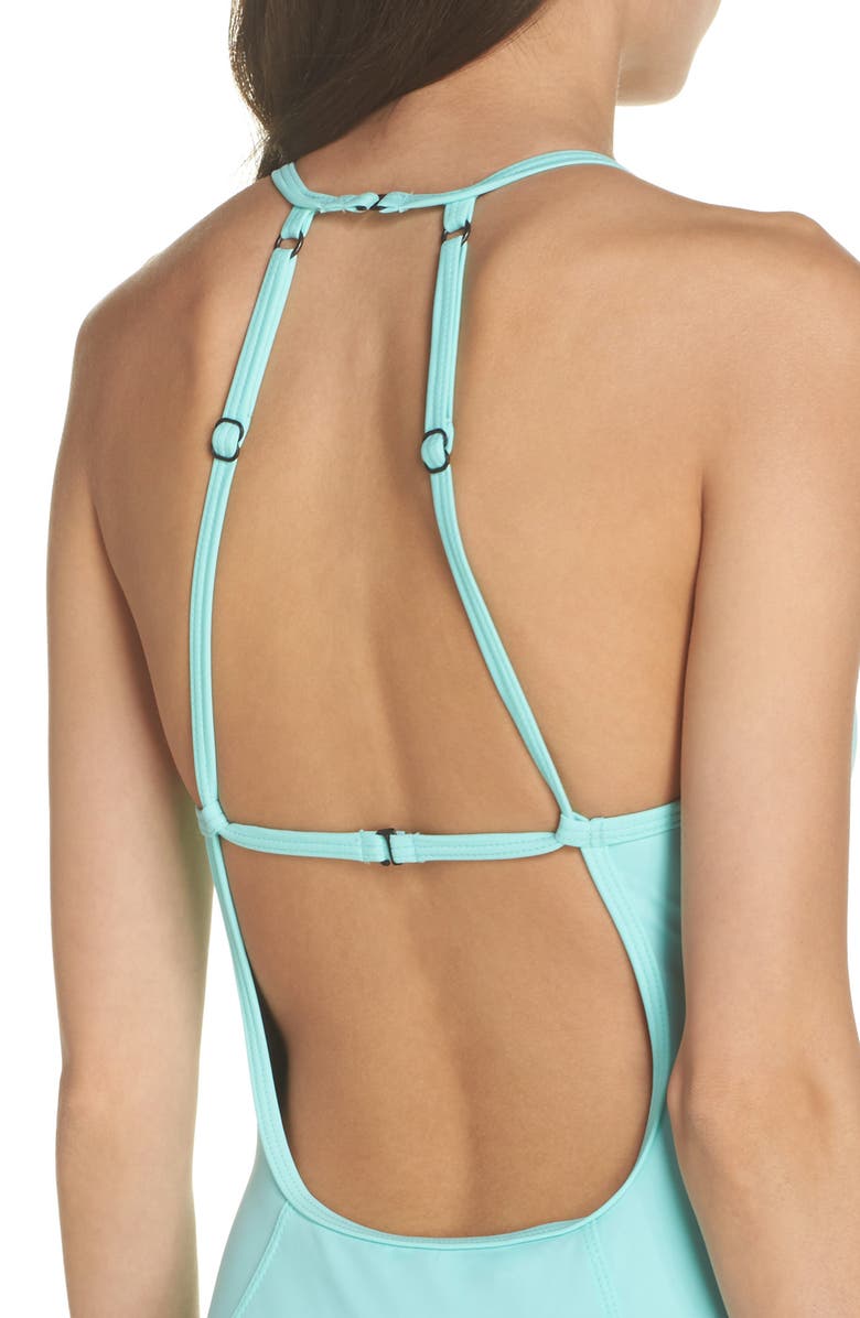 Zella One-Piece Swimsuit, Alternate, color, 