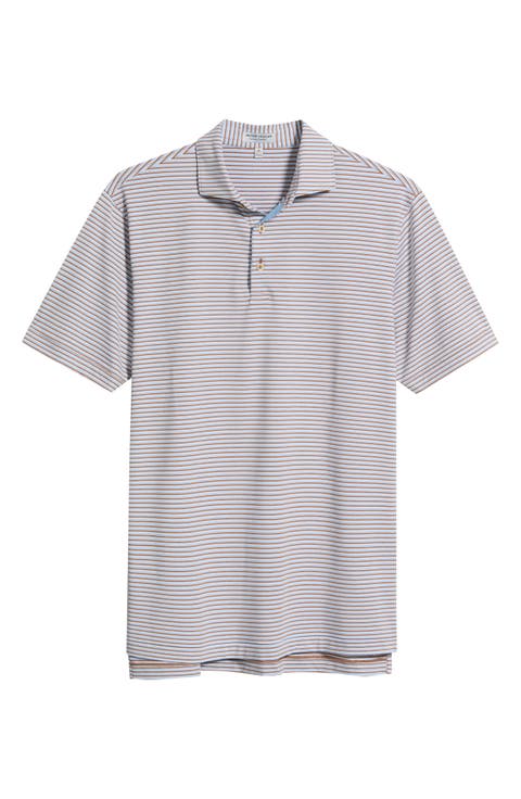 Brooks Stripe Summer Comfort Performance Jersey Polo