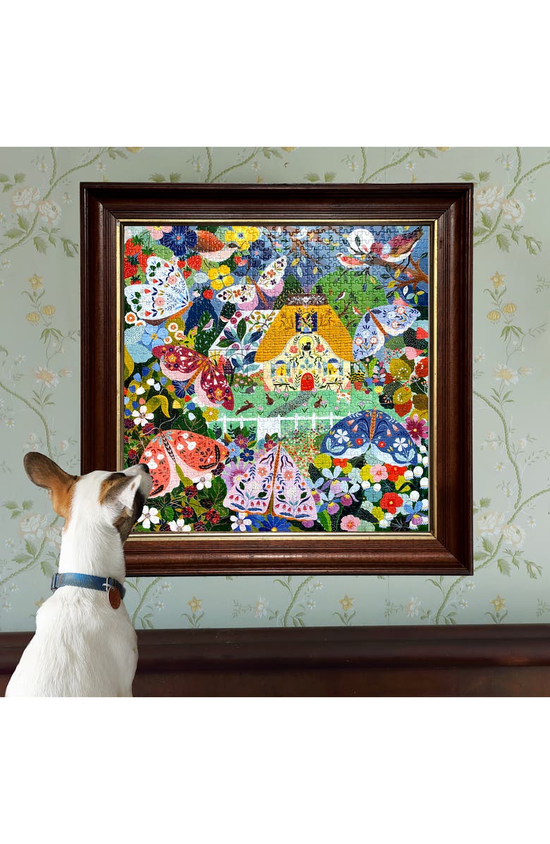 eeBoo Cottage At Dusk 1000-Piece Puzzle, Alternate, color, Multi