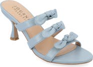 Journee Collection Kristina Bow Strap Slide Sandal