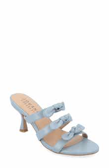 Kristina Bow Strap Slide Sandal