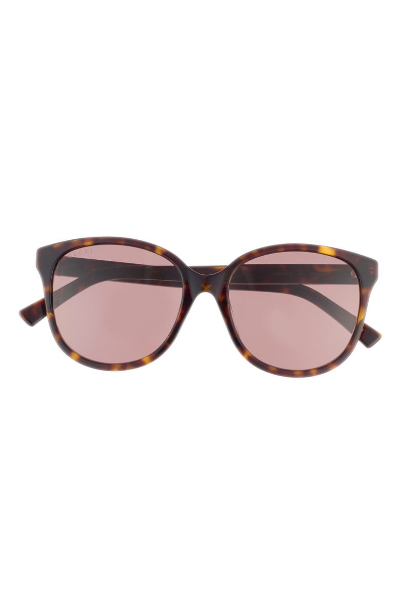 Gucci Core 55mm Cat Eye Sunglasses, Main, color,