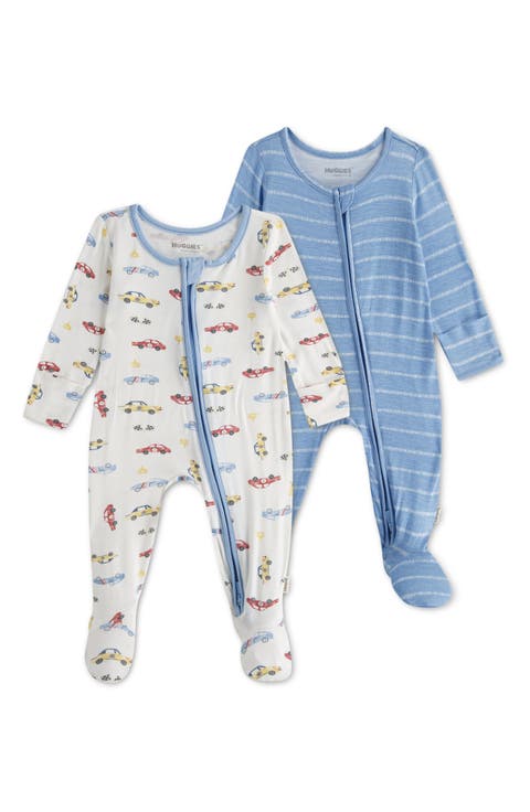 2-Pack Stretch Viscose Footies (Baby)