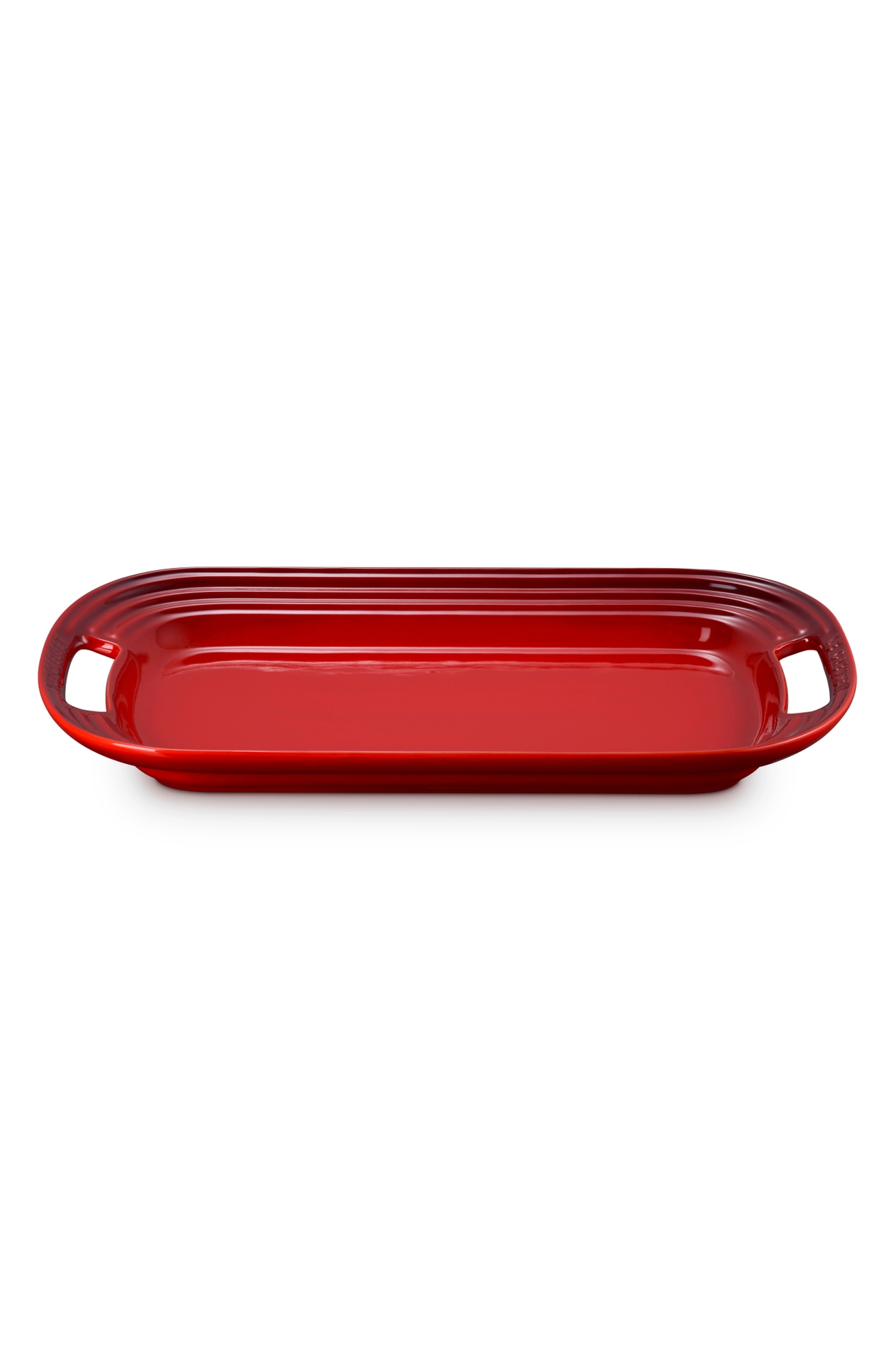 Le Creuset Stoneware Serving Platter - Cerise