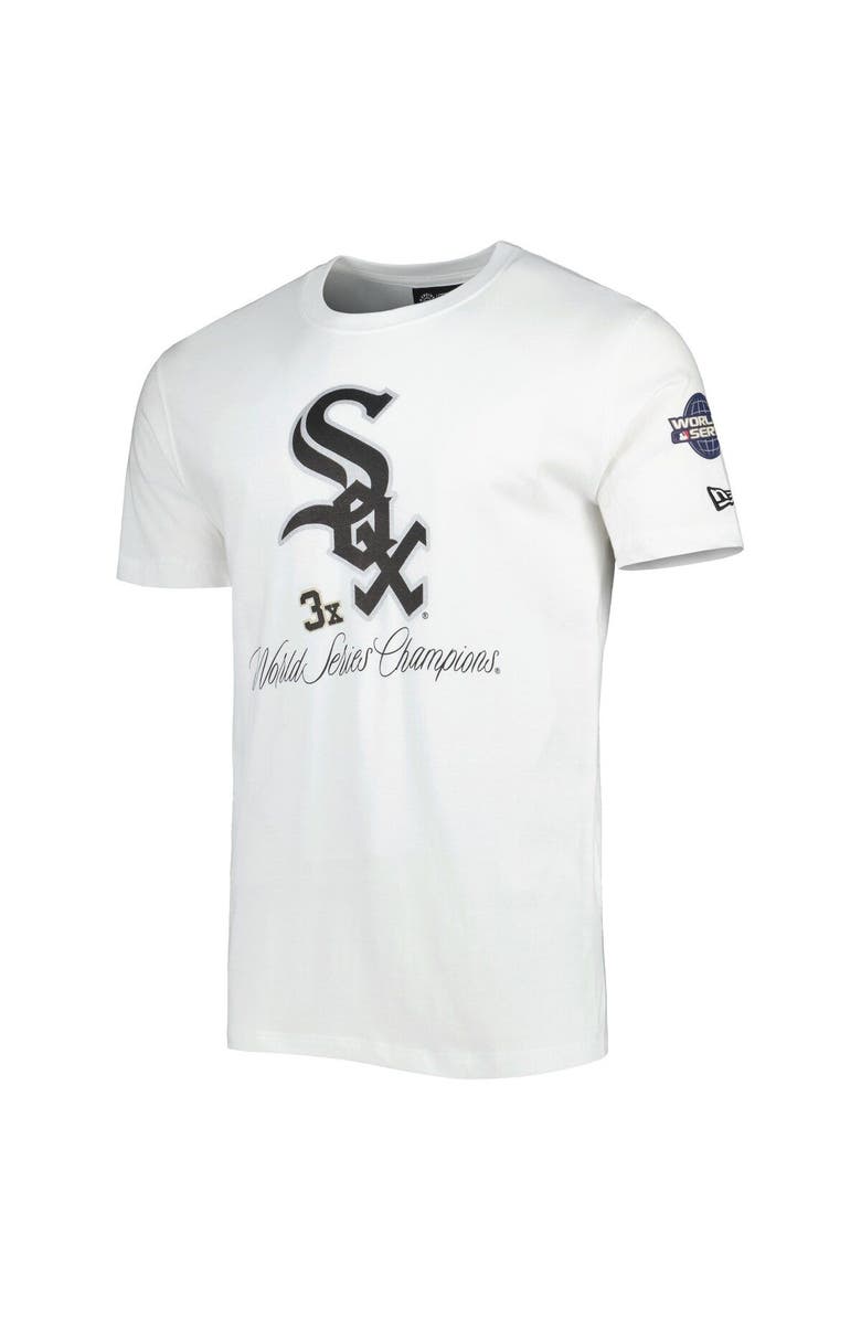 New Era Men's New Era White Chicago White Sox Historical Championship T-Shirt, Alternate, color,