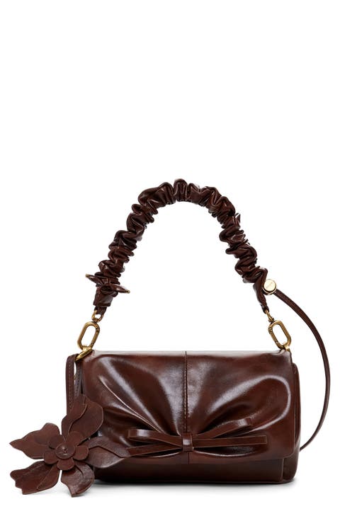 Faux Leather Crossbody Bag