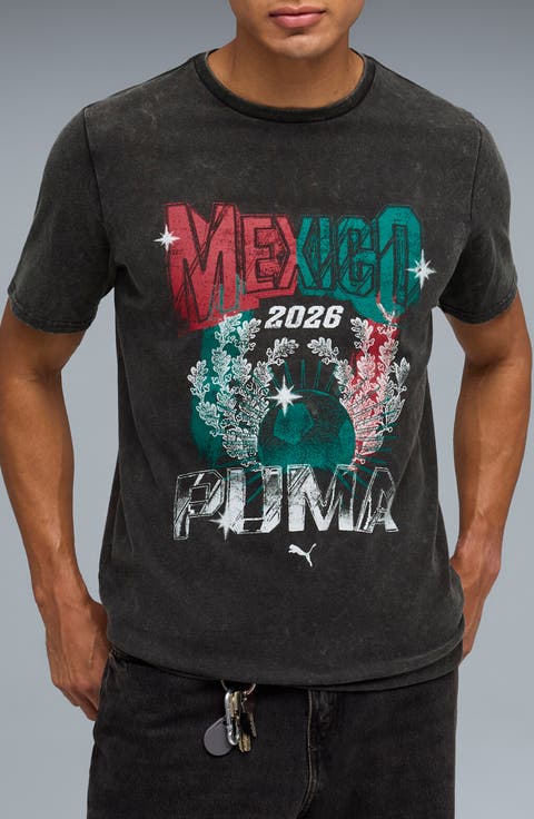 Fanpack '90s Bespoke Mexico Cotton Graphic T-Shirt