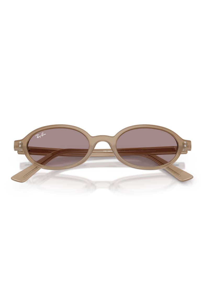 51mm Oval Sunglasses, Alternate, color, OPALESCENT BROWN / VIOLET