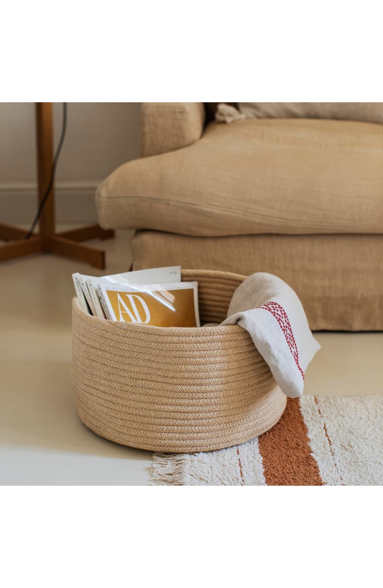 Lorena Canals Basket Gram, Alternate, color, Golden