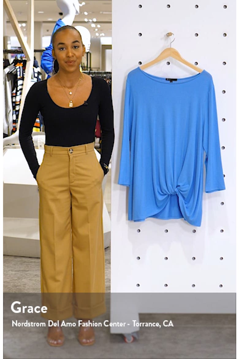 Gibson Twist Front Cozy Pullover video