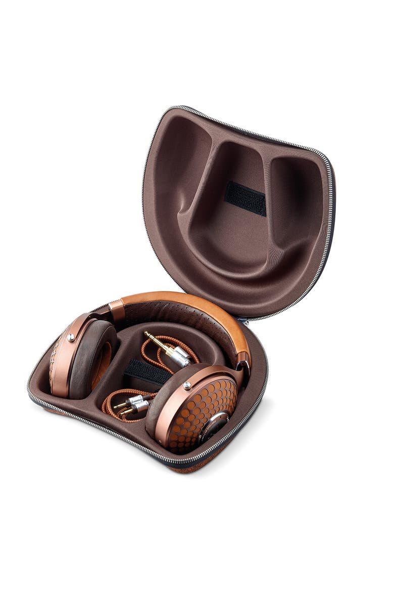 Stellia Closed-Back Circum-Aural Over-Ear Headphones, Alternate, color, Cognac