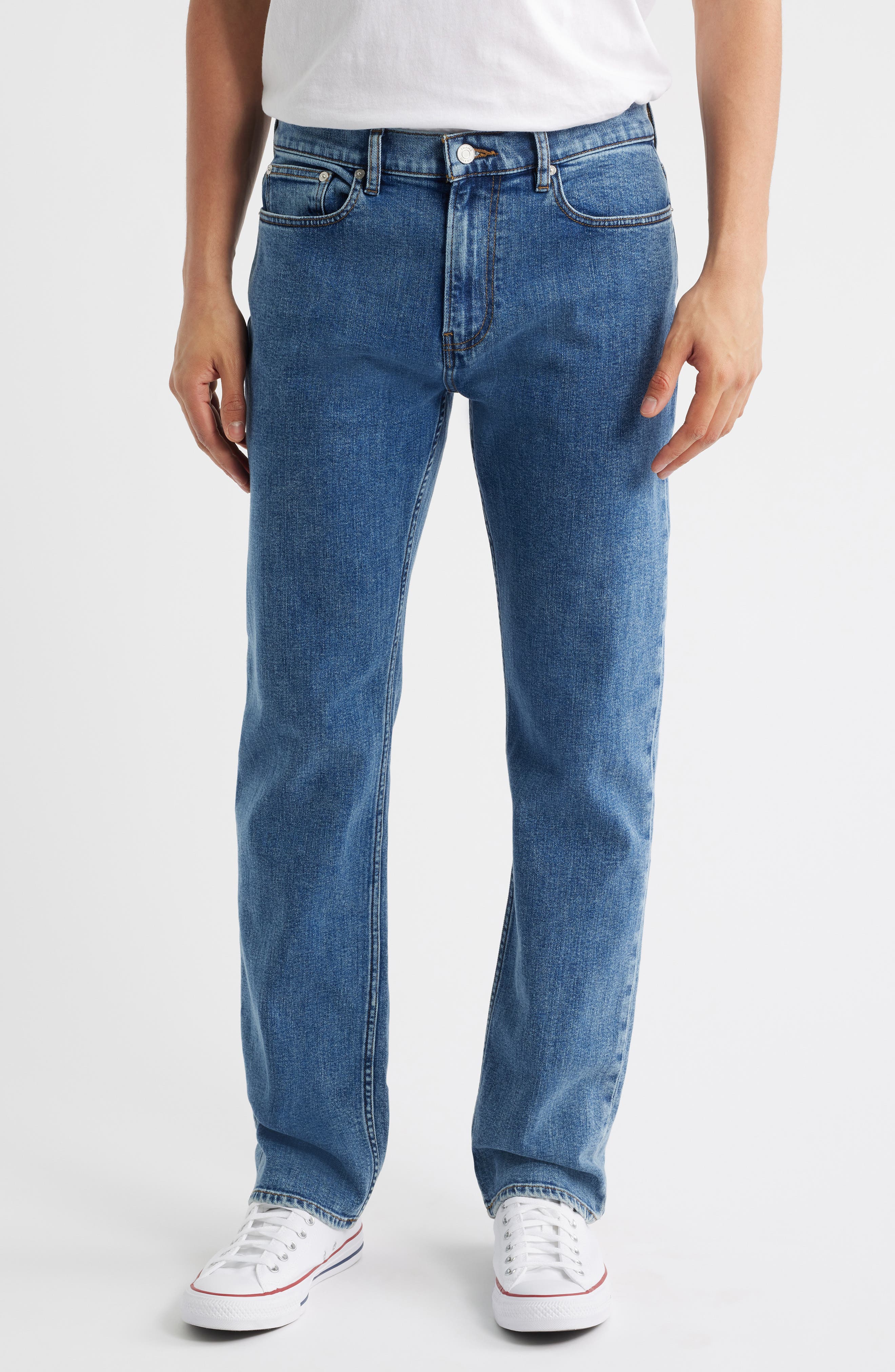 FRAME Modern Straight Leg Jeans