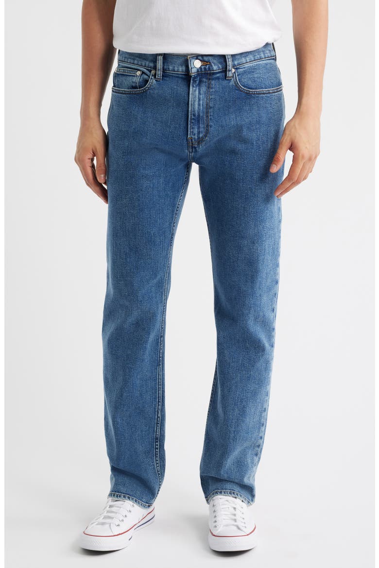 Modern Straight Leg Jeans, Main, color, BLUE LAKE