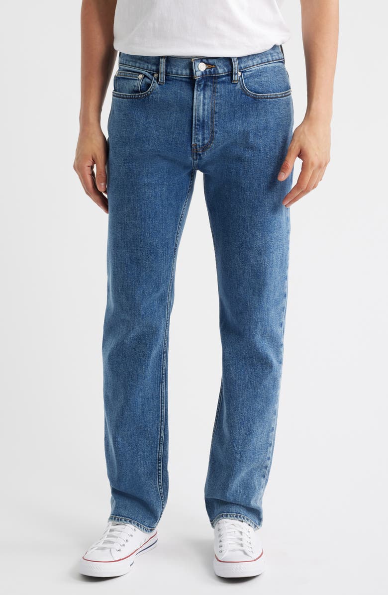 FRAME Modern Straight Leg Jeans, Main, color, Blue Lake