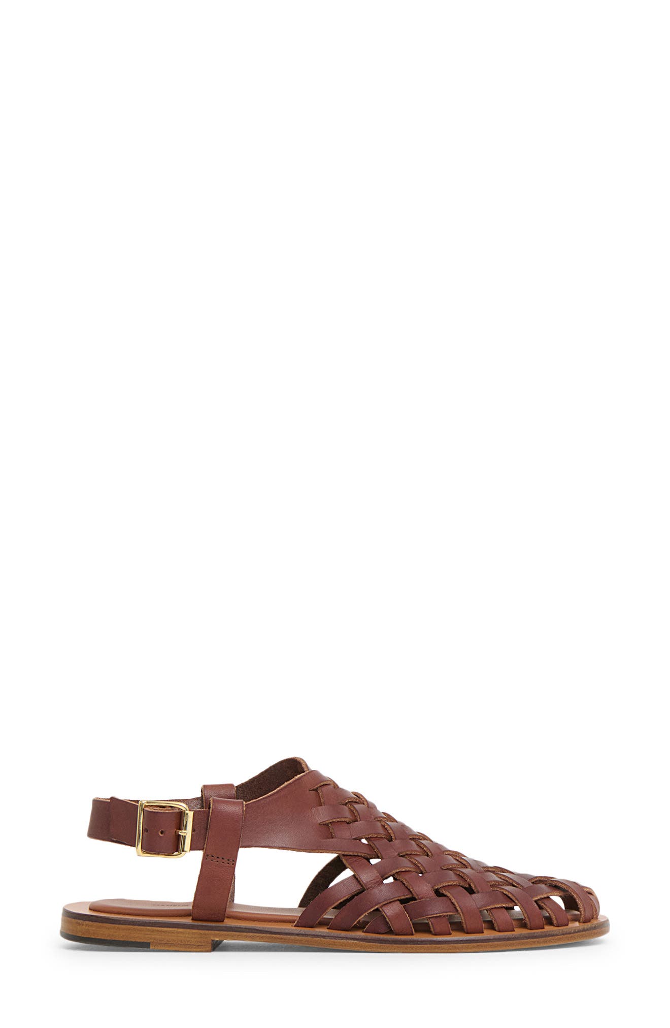 Slingback Woven Sandal, Alternate, color, CHOCOLATE