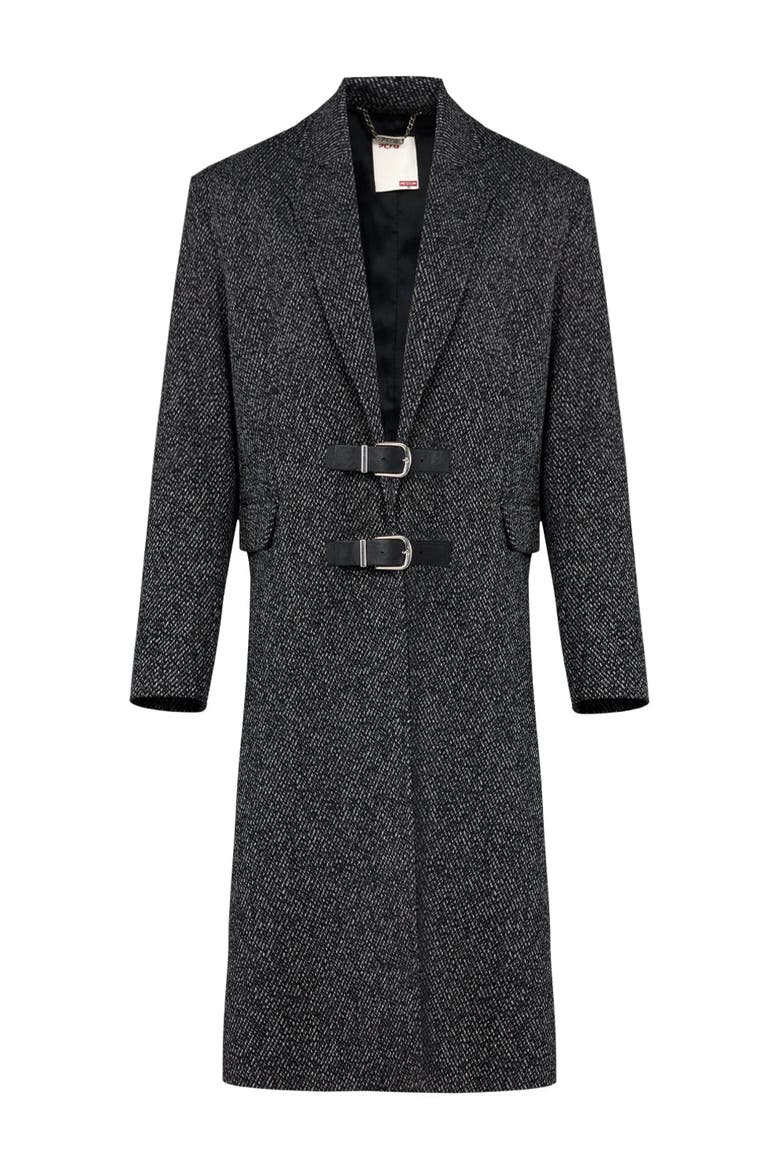 Wool & Cashmere Blend Your *Itch Wool Long Overcoat, Main, color, BLACK