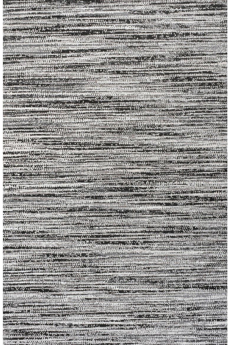 Lotus Modern Persian Floral Area Rug, Main, color, Black/Gray