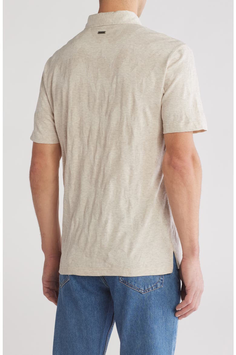 Torbay Cotton Polo, Alternate, color, OATMEAL MARBLE
