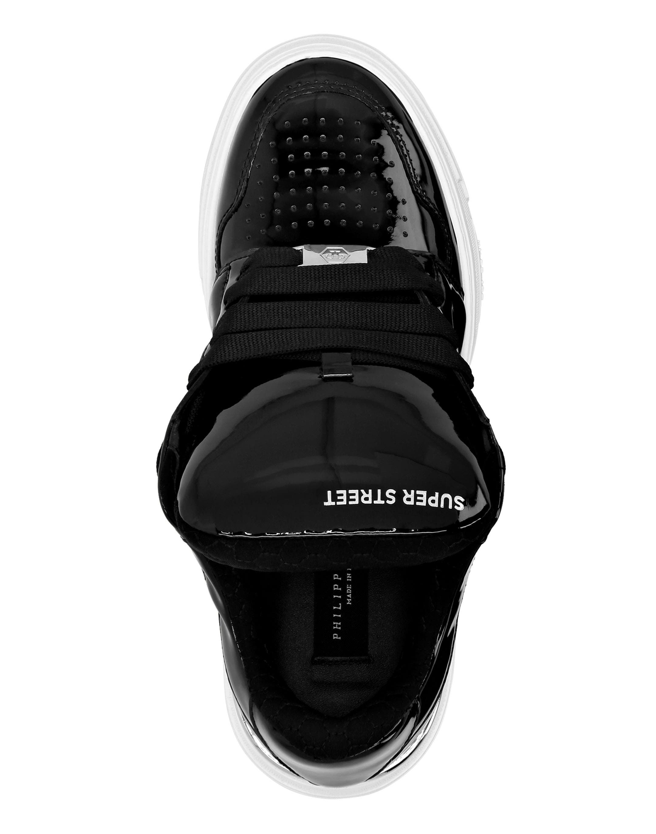 Super Street Lo-Top Sneakers Hexagon Unisex, Alternate, color, black