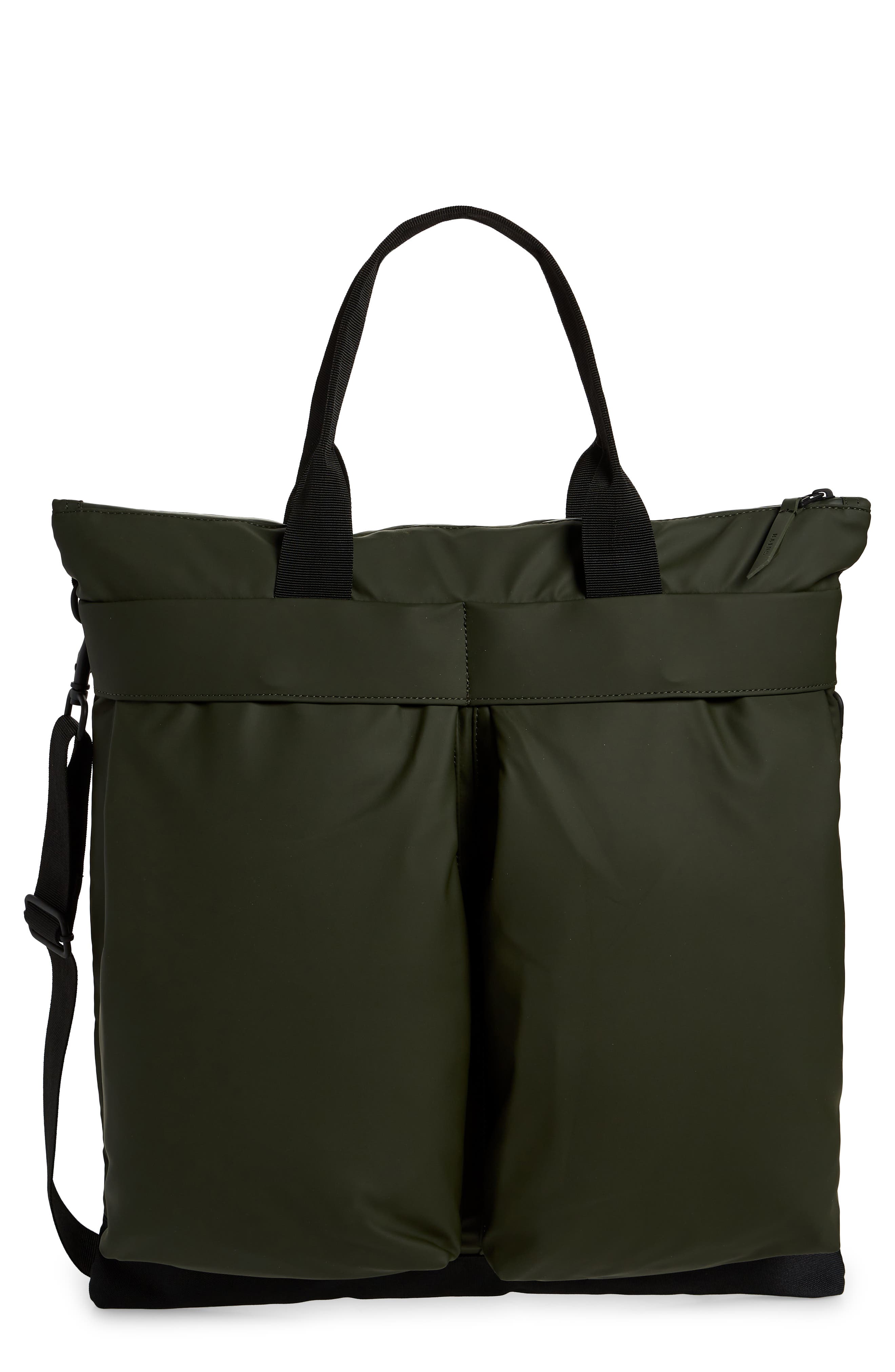 Helmet Waterproof Crossbody Bag, Main, color, GREEN