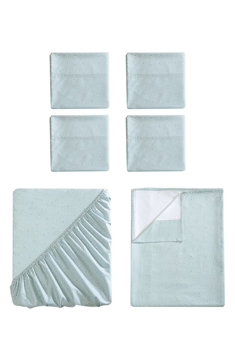 VCNY HOME Diamond Print 6-Piece Sheet Set, Main, color, 