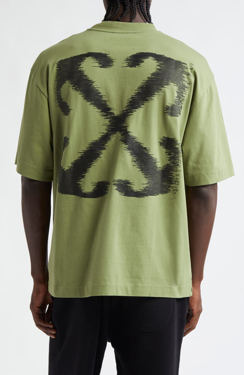 Off-White Windy Arrow Skate Cotton Graphic T-Shirt, Alternate, color,