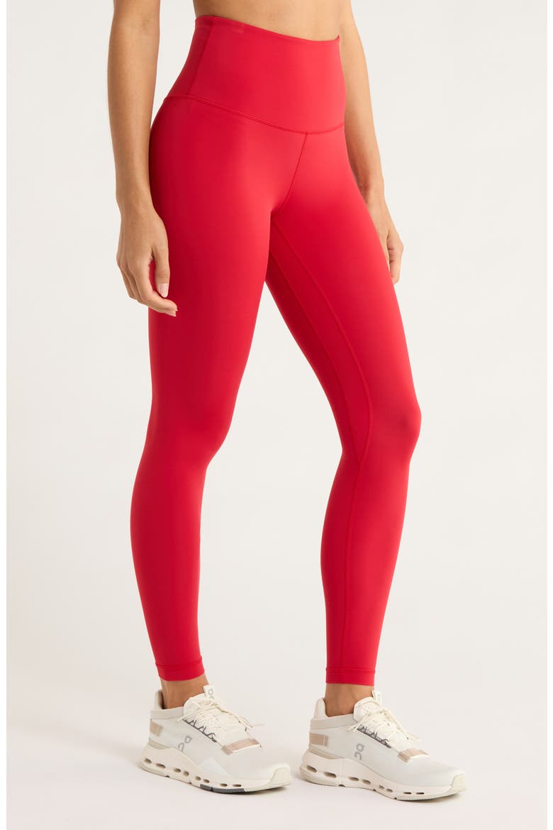 Sculpt Leggings, Alternate, color, HAUTE RED