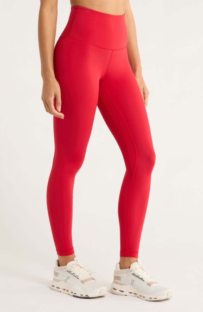 MPG Sculpt Leggings, Alternate, color, Haute Red